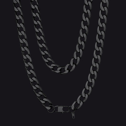 Cuban Link Curb Chain Stainless Steel Necklace for