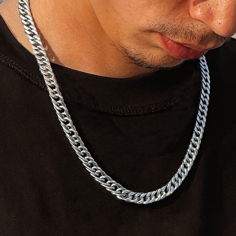 Heavy Miami Cuban Link Chain Necklace for