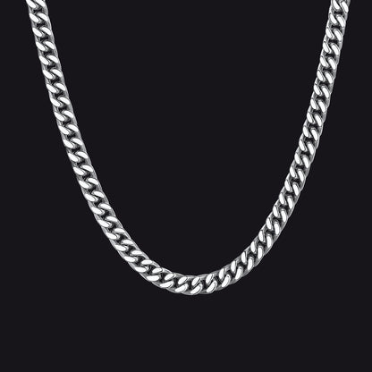 Chunky Cuban Link Chain Choker Necklace for , 5/12/14mm Width