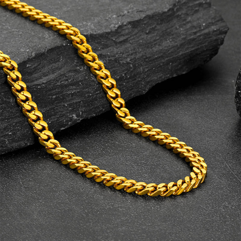 Chunky Cuban Link Chain Choker Necklace for , 5/12/14mm Width