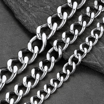 Chunky Cuban Link Chain Necklace for
