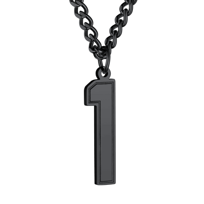 Personalized Sports Jersey Number Chain Necklace for Sport Fans