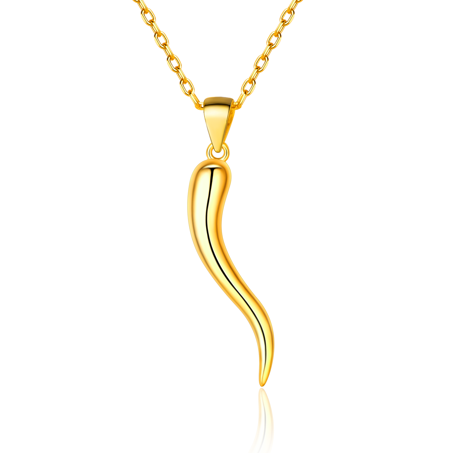 Cornicello Italian Horn Necklace Amulet Pendant
