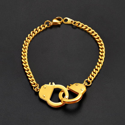 4mm Handcuff Chain Bracelet for Stainless Steel