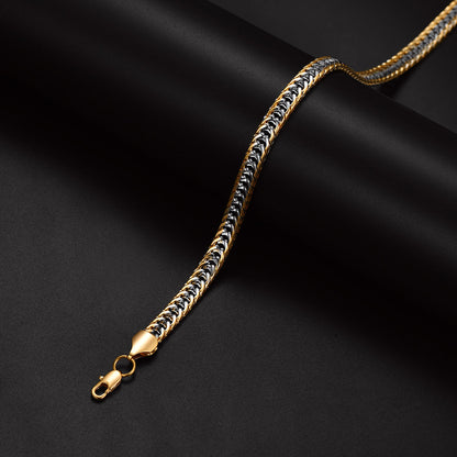 Flash 6mm Cuban Link Chain Necklace for