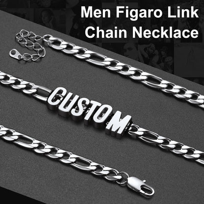 8mm Custom Name Cuban Chain Necklace for