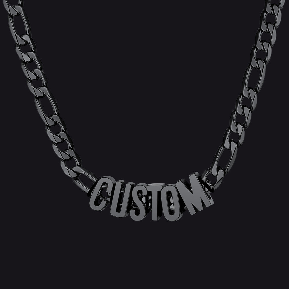 8mm Custom Name Cuban Chain Necklace for