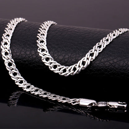 6mm Width Chain Link Necklace for