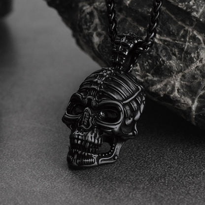 Gothic Skull Necklace Pendant for