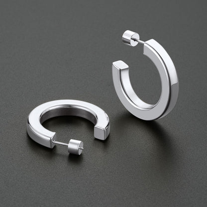 20/30/40/60/80mm Minimalist Hoop Earrings for