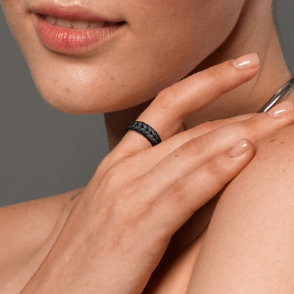 Flash Dainty Wheat Thumb Band Ring for