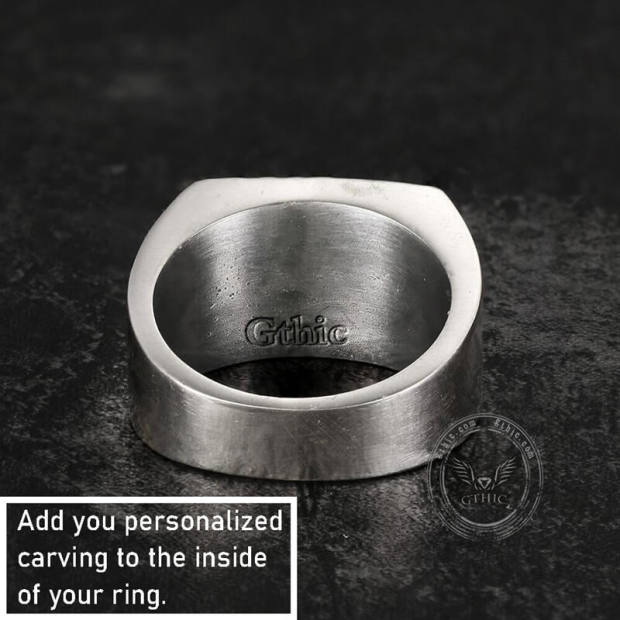 Fierce Shark Ocean Wave Sterling Silver Ring