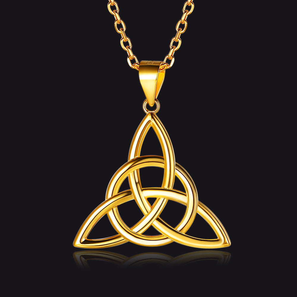 Sterling Silver Irish Celtic Knot Necklace for