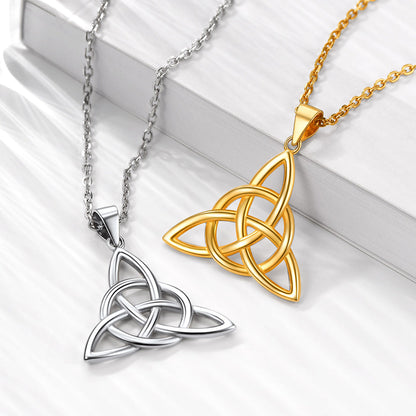 Sterling Silver Irish Celtic Knot Necklace for