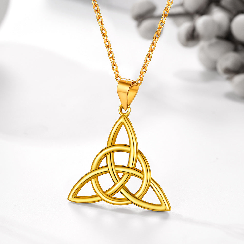 Sterling Silver Irish Celtic Knot Necklace for