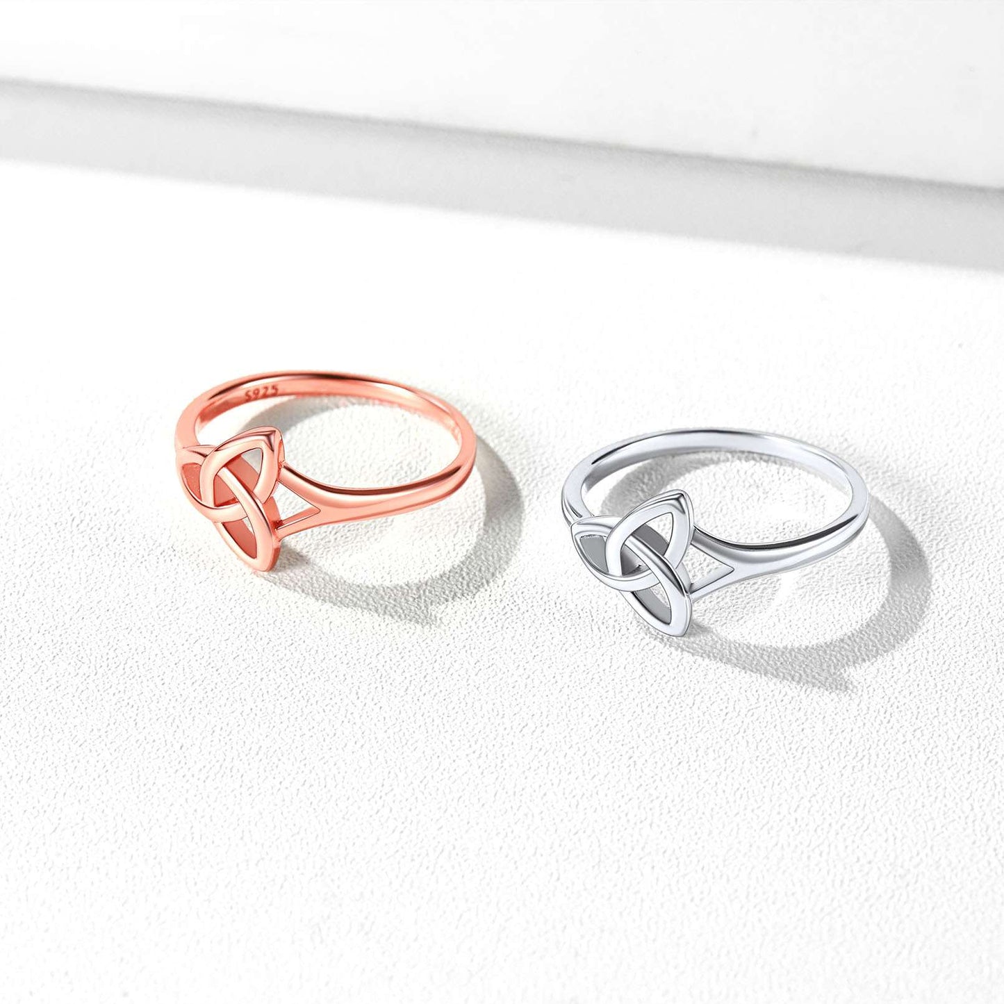 Faithheart Sterling Silver Celtic Knot Ring