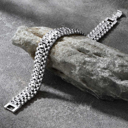 Chunky Watch Strap Link Chain Bracelet for
