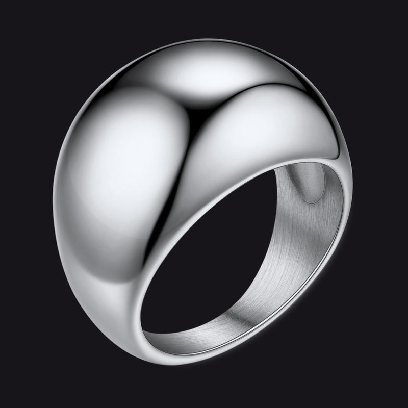 Chunky Dome Statement Ring for , 8/16/23mm Width