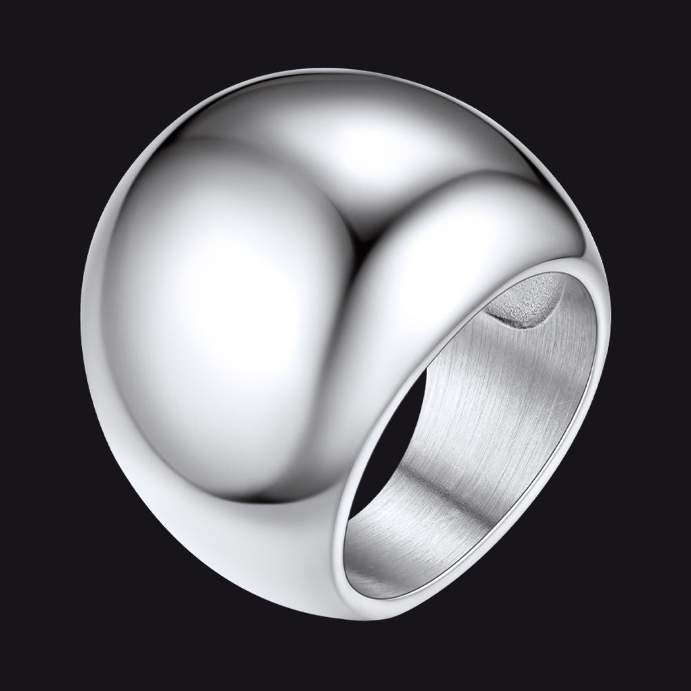 Chunky Dome Statement Ring for , 8/16/23mm Width