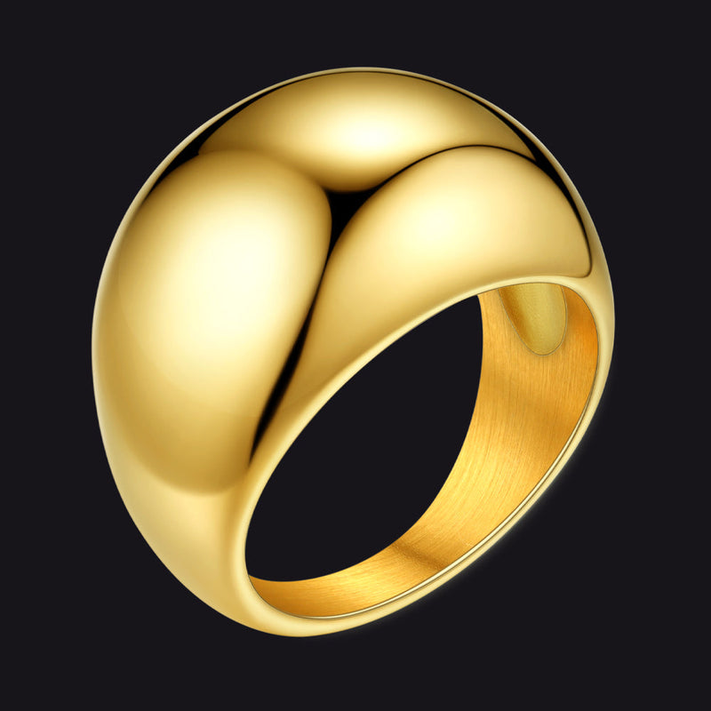 Chunky Dome Statement Ring for , 8/16/23mm Width