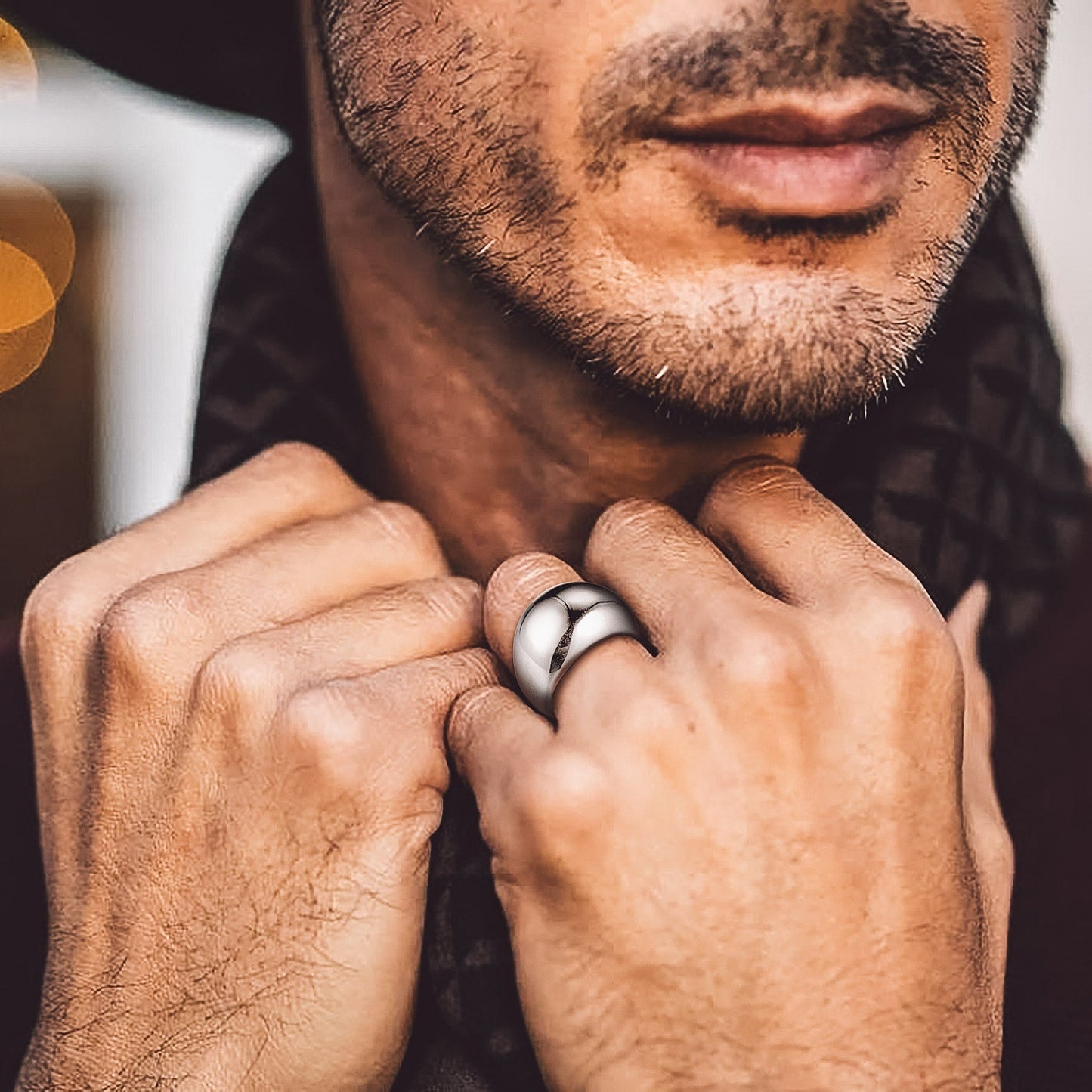 Chunky Dome Statement Ring for , 8/16/23mm Width