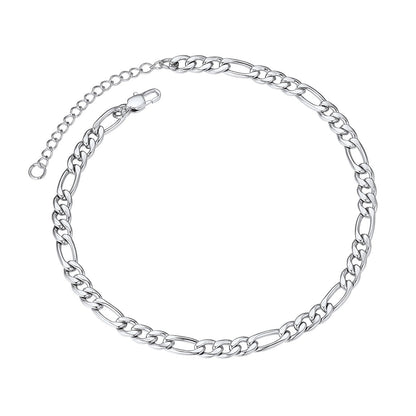 5mm Classic Figaro Link Anklet Bracelet for