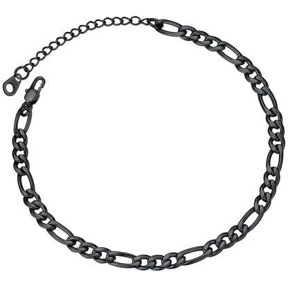5mm Classic Figaro Link Anklet Bracelet for