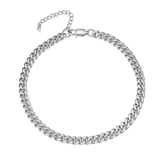 Cuban Chain Anklet Summer Beach Jewelry for