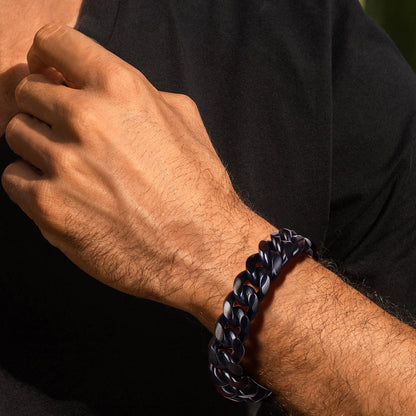 Stainless Steel Cuban Link Curb Bracelet for