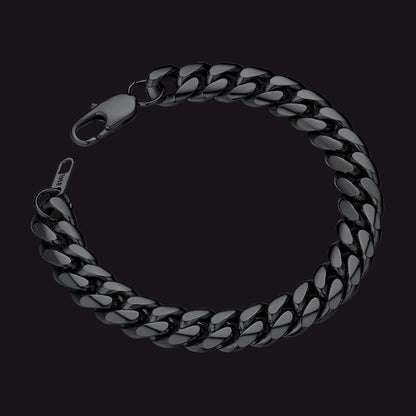 Stainless Steel Cuban Link Curb Bracelet for