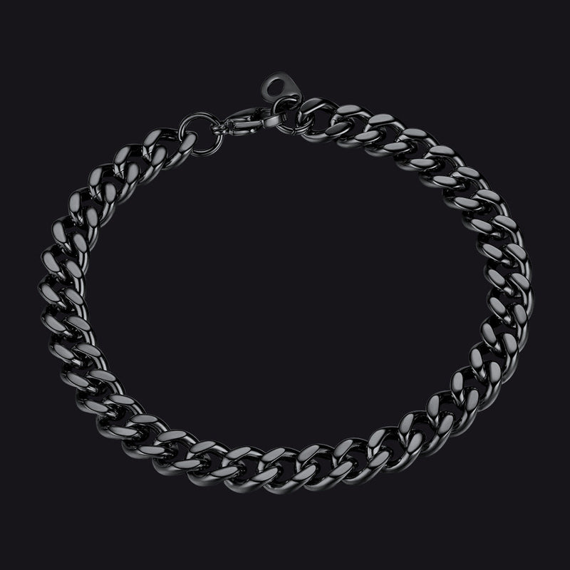 Thick Cuban Chain Link Bracelet for 5/7/9/12mm Width