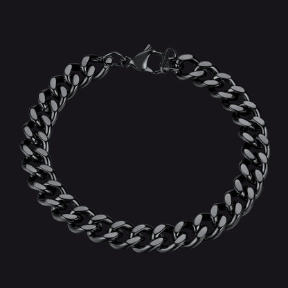 Thick Cuban Chain Link Bracelet for 5/7/9/12mm Width