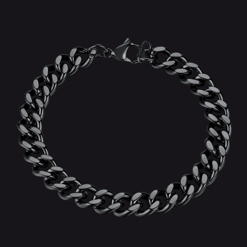 Thick Cuban Chain Link Bracelet for 5/7/9/12mm Width