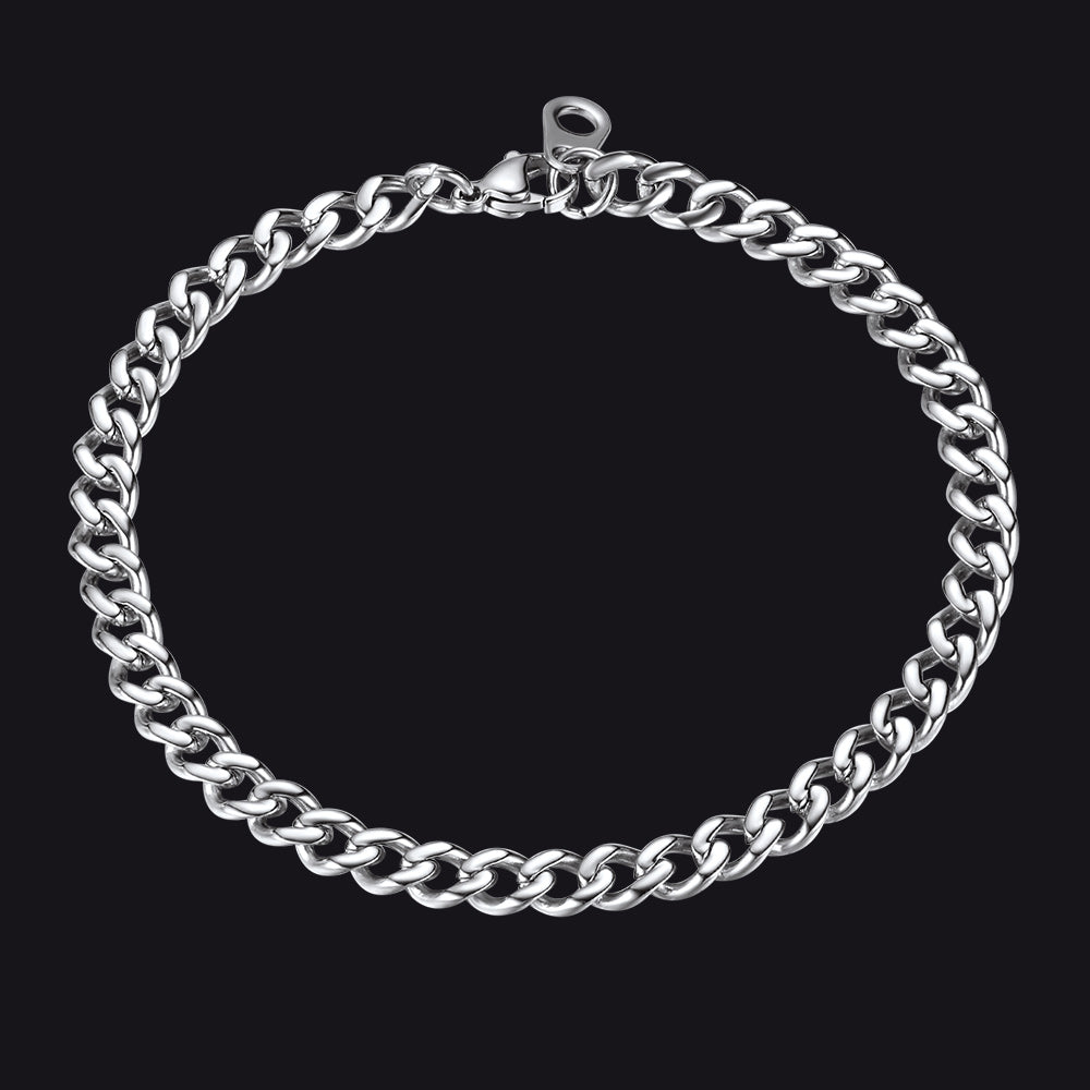 Thick Cuban Chain Link Bracelet for 5/7/9/12mm Width