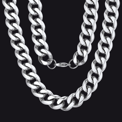 Chunky Miami Curb Cuban Link Chain Necklace for