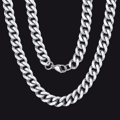 Chunky Miami Curb Cuban Link Chain Necklace for