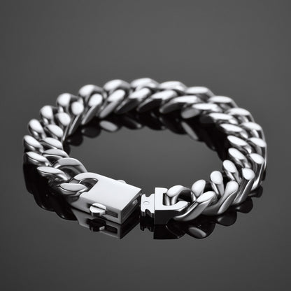 Miami Cuban Link Chain Bracelet 5/7/9/12mm Width for