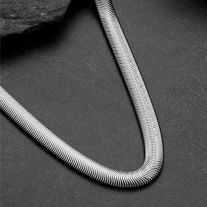 2mm Thin & 8mm Bold Snake Chain Set for