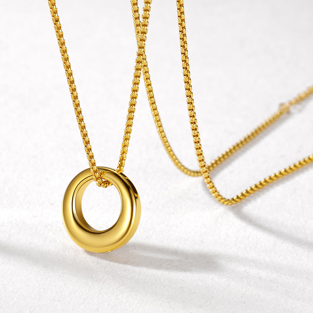 Custom Circle of Life Urn Ashes Necklace Cremation Jewelry