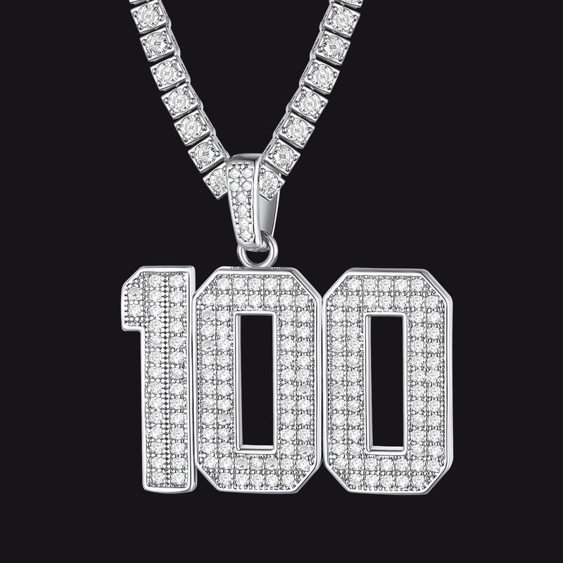 Gameday Custom Jersey Number Necklace With Cz for Sports Fan Cool Gifts