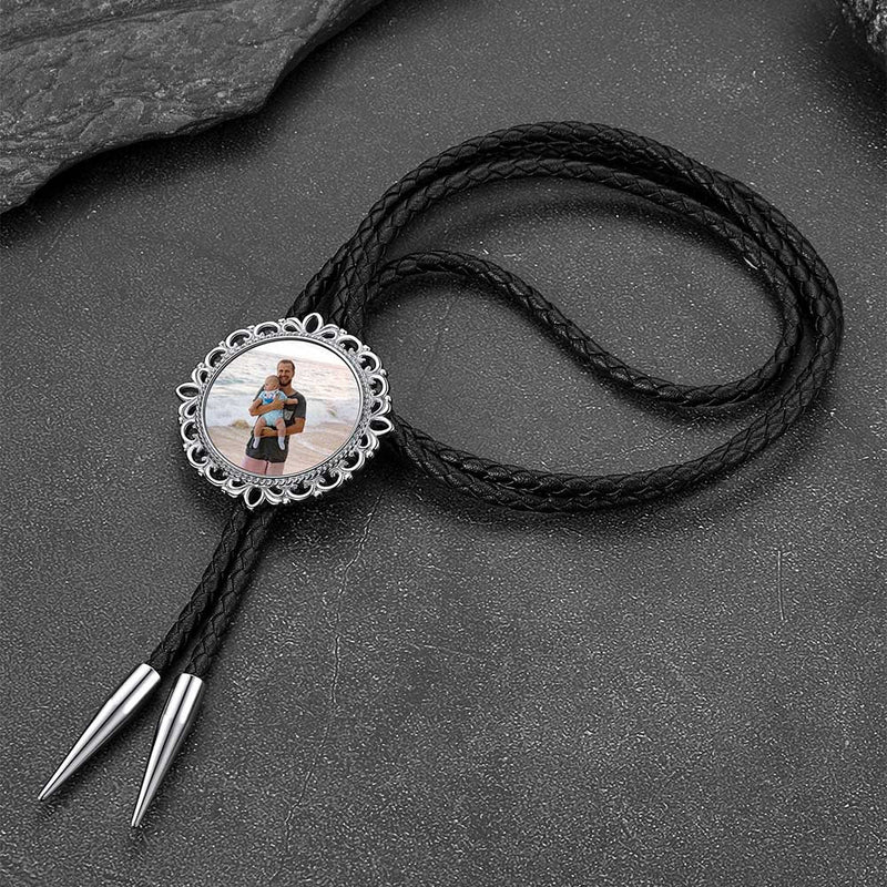 Customized Memorial Wedding Photo Bolo Ties for