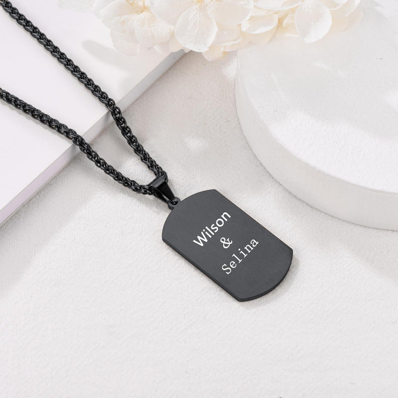 Custom Photo Dog Tag Necklace With Picture for