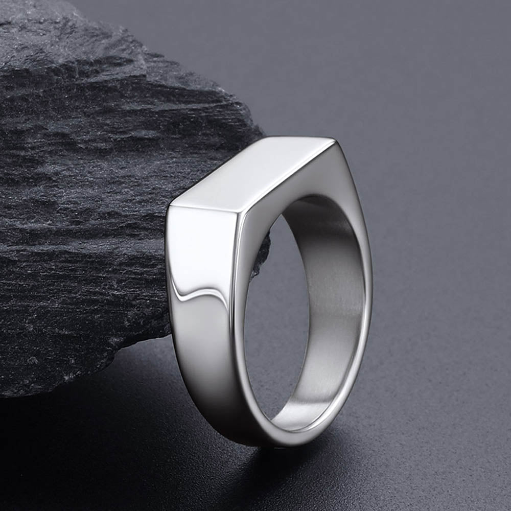 Customized Minimalist Band Ring for