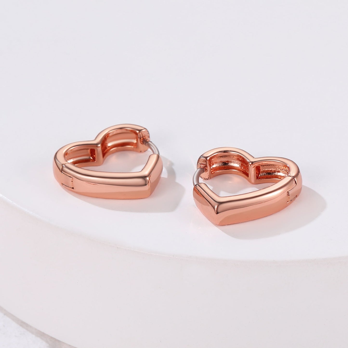 Dainty Heart-shaped Earrings for