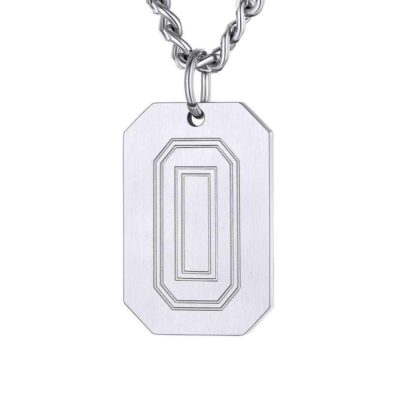 Custom Baseball Jersey Number Dog Tag Necklace for Sport