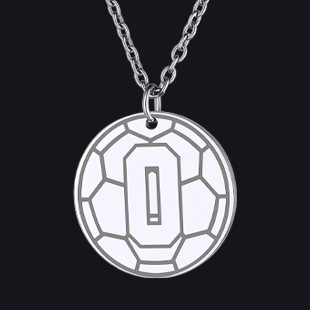 Custom Sports Necklace Jersey Number for & Sport Fans