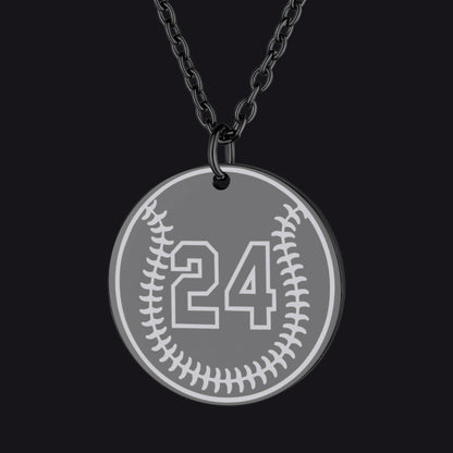 Custom Sports Necklace Jersey Number for & Sport Fans
