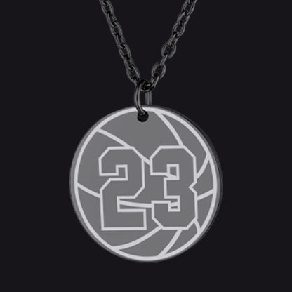 Custom Sports Necklace Jersey Number for & Sport Fans