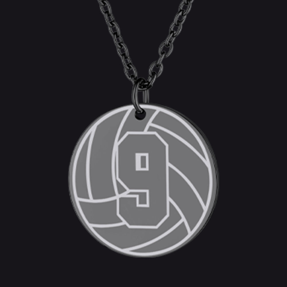 Custom Sports Necklace Jersey Number for & Sport Fans