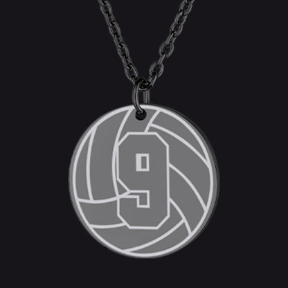 Custom Sports Necklace Jersey Number for & Sport Fans